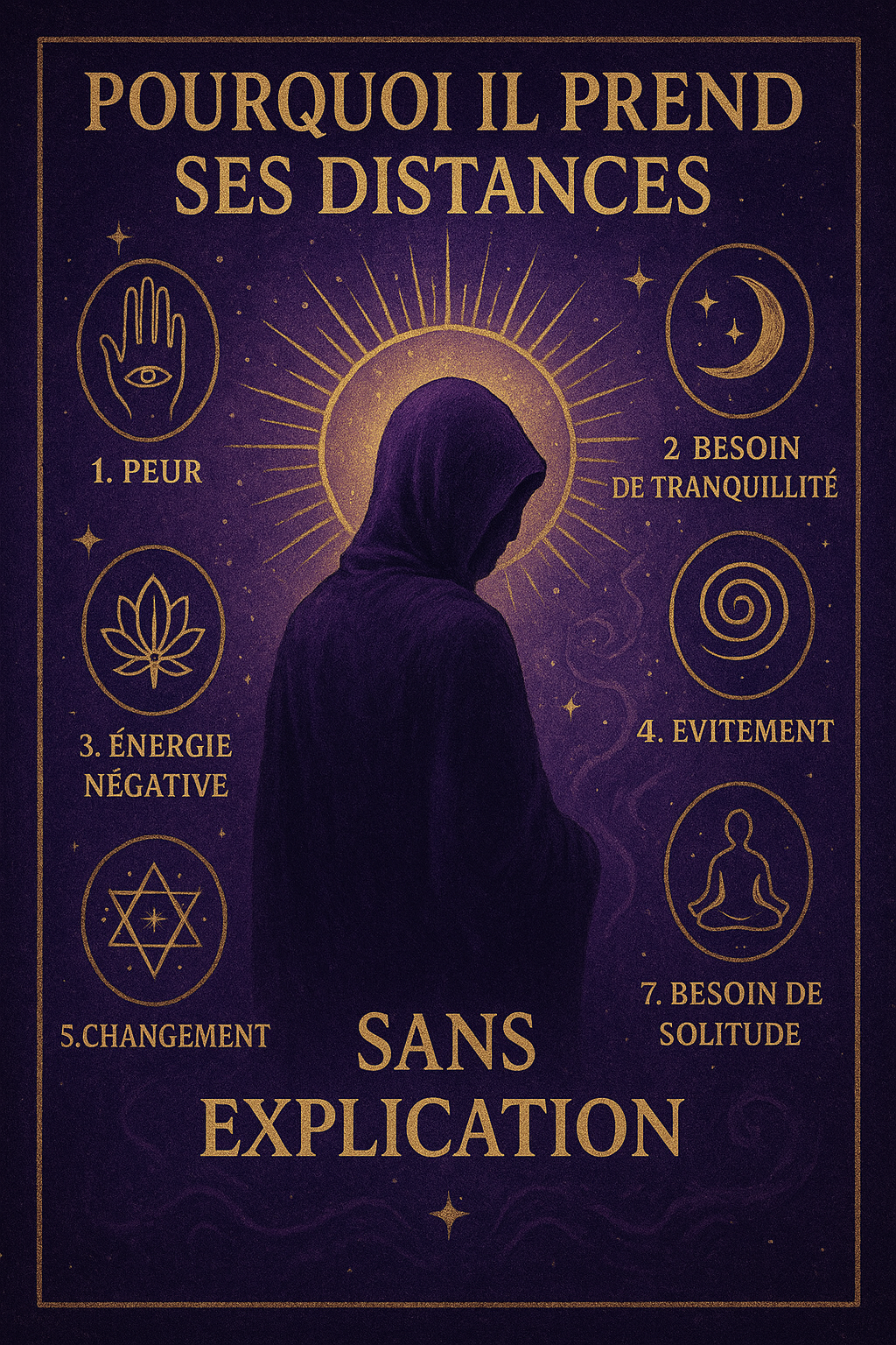 Pourquoi il prend ses distances sans explication