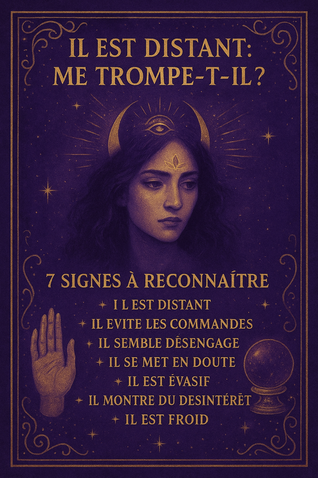 Il est distant : me trompe-t-il